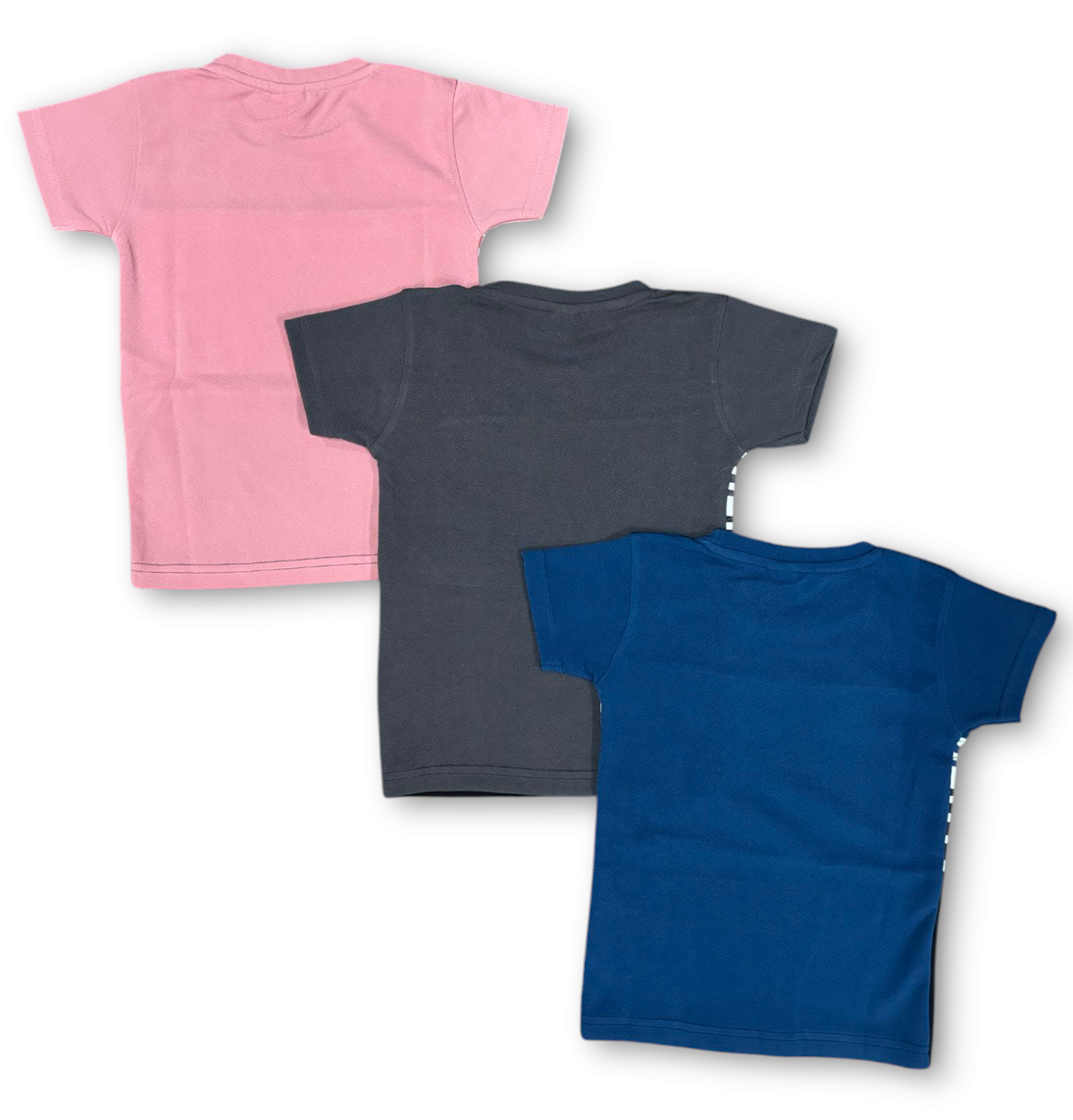 "Stylish Stripes: Pack of 3 Boys' T-Shirts for All-Day Comfort" Jungle X