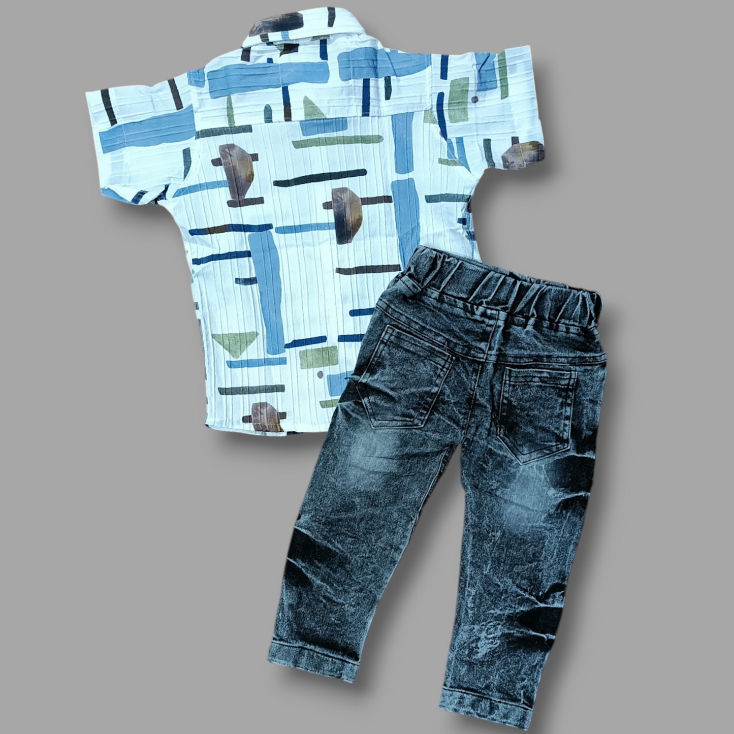 "Trendy Kids: Shirts & Jeans Collection"