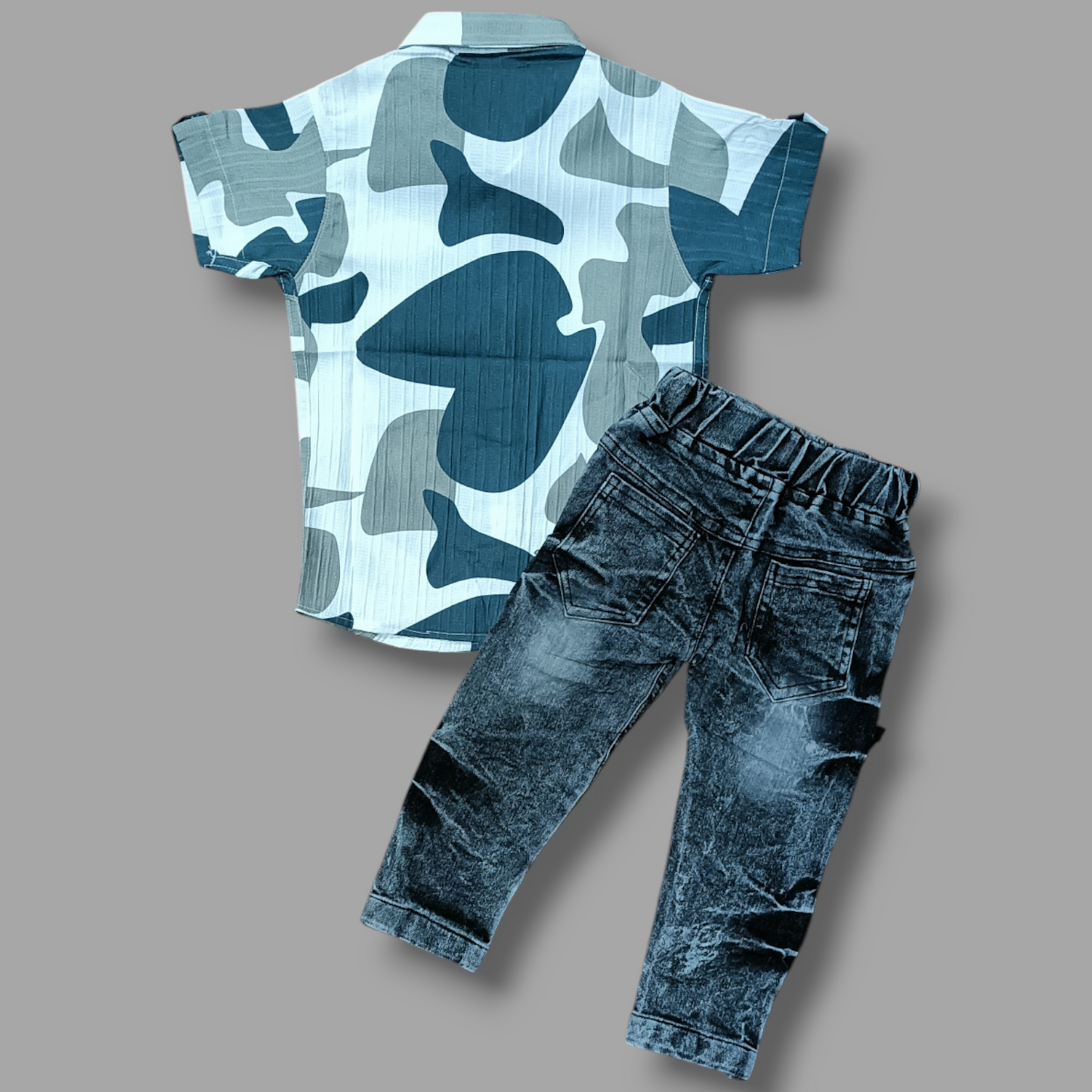 Kids Shirt & Jeans Set For Boys