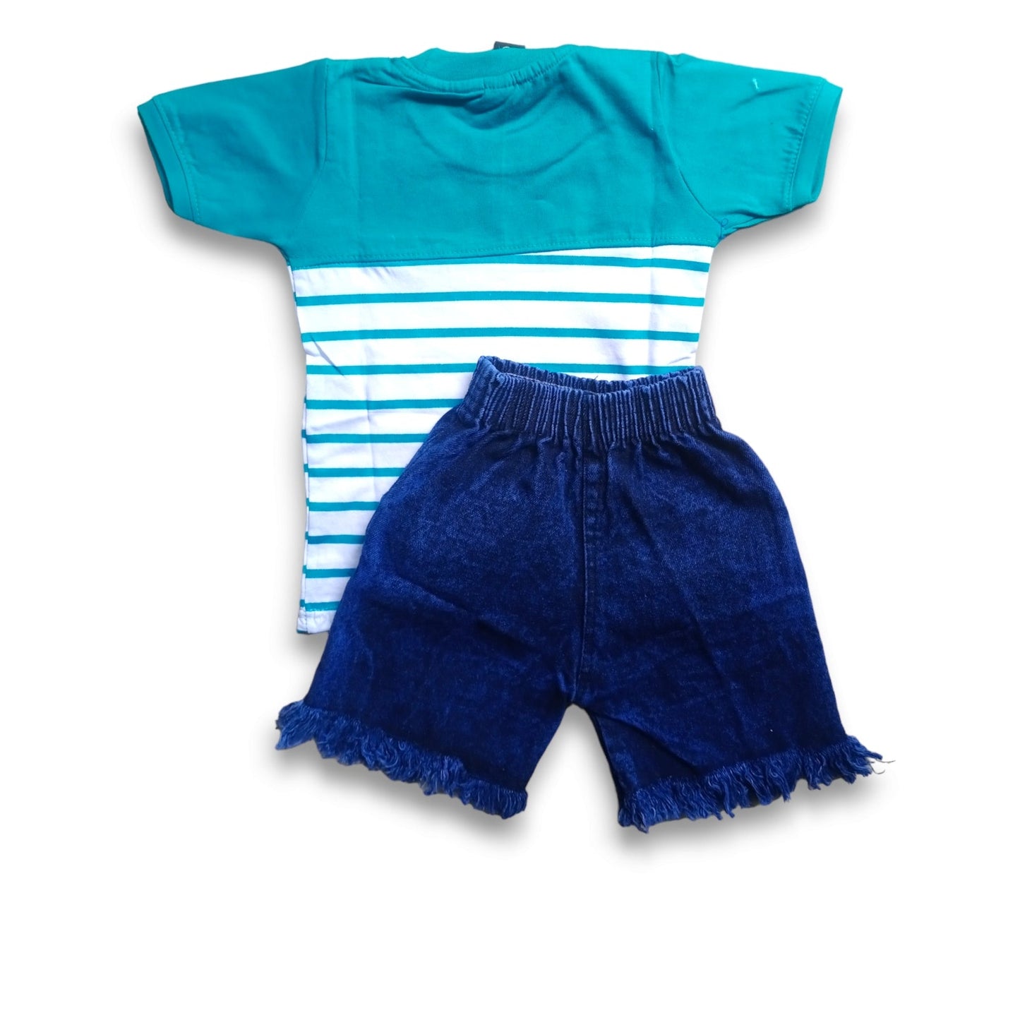 Sky Striped T-shirt & Shorts