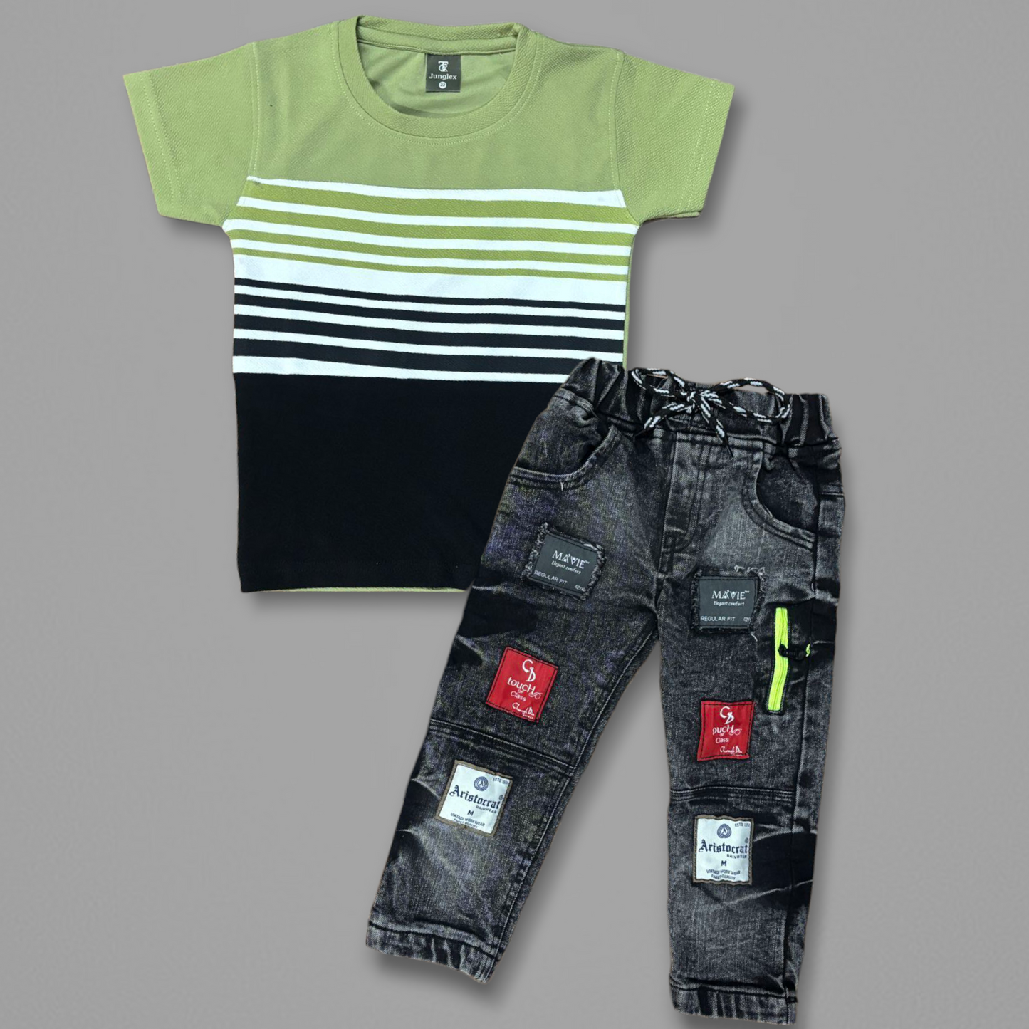 Minty Fresh T-Shirt & Jeans For Kids